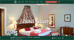 Desktop Screenshot of hotelliberty.cz