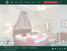 Tablet Screenshot of hotelliberty.cz
